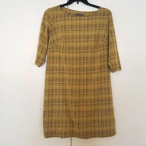 Black and yellow dress